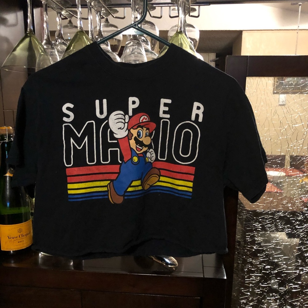 🎀 Retro Super Mario Crop Top